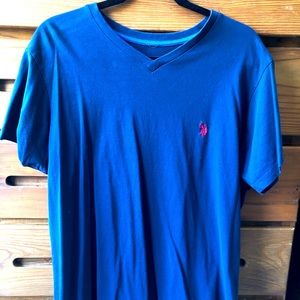 US Polo Short Sleeve V-Neck Shirt